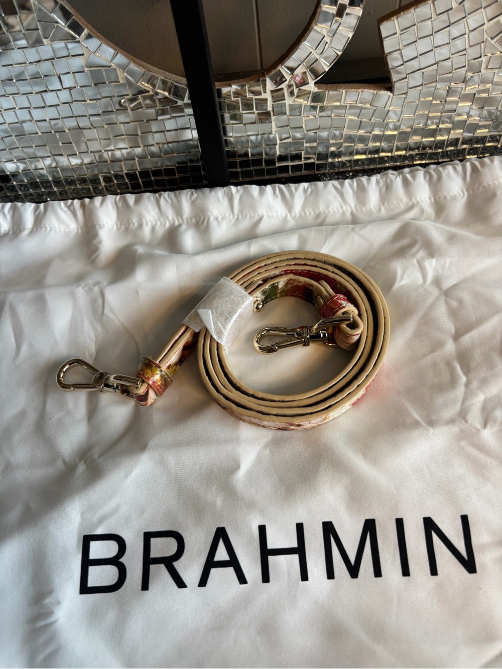 💕Brahmin Jenny Succulent Bloom Melbourne Leather Bag - Picture 5 of 12